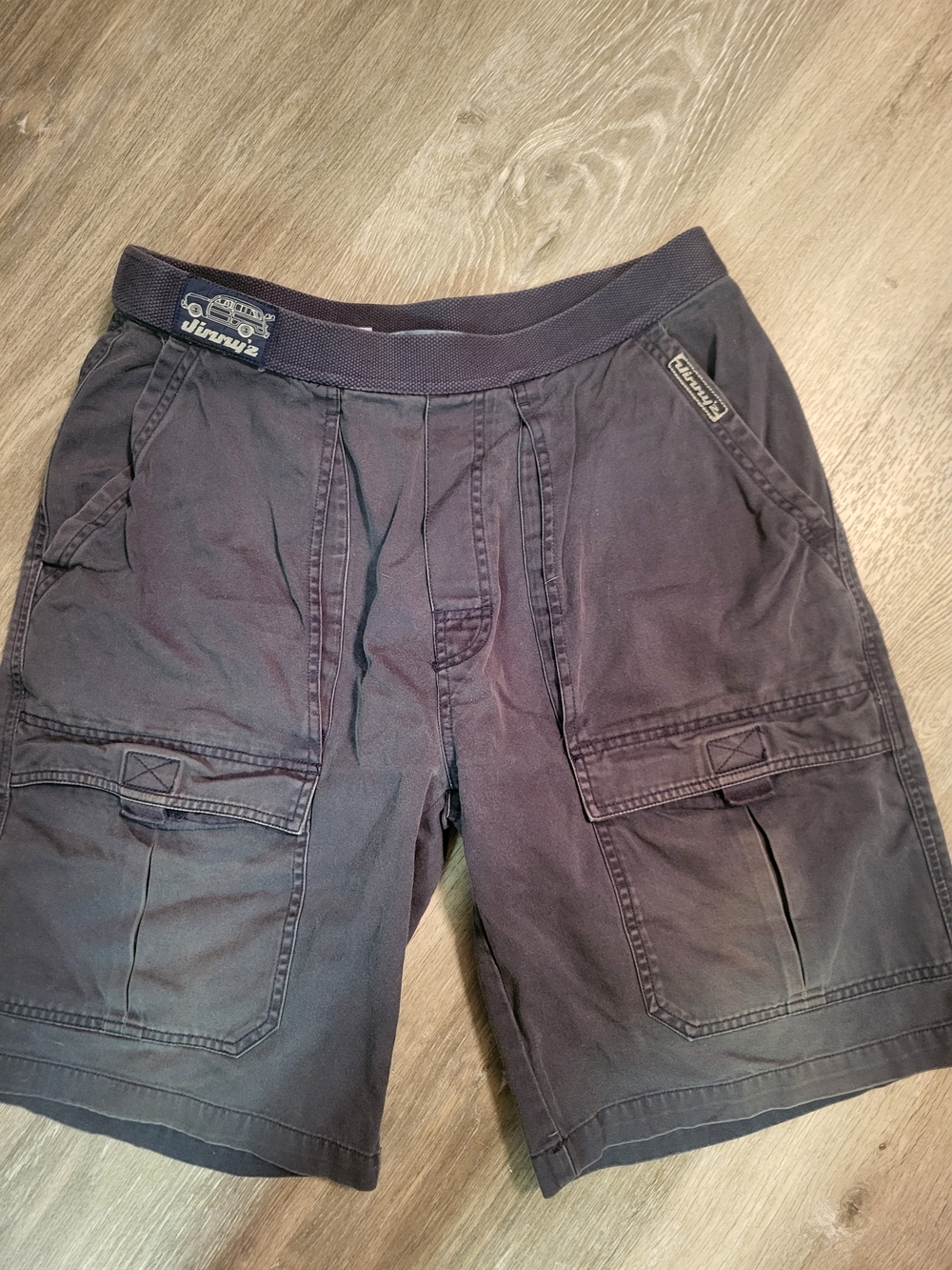 Jimmy'z Shorts Men's 34 Navy Cargo Skater Vintage USA